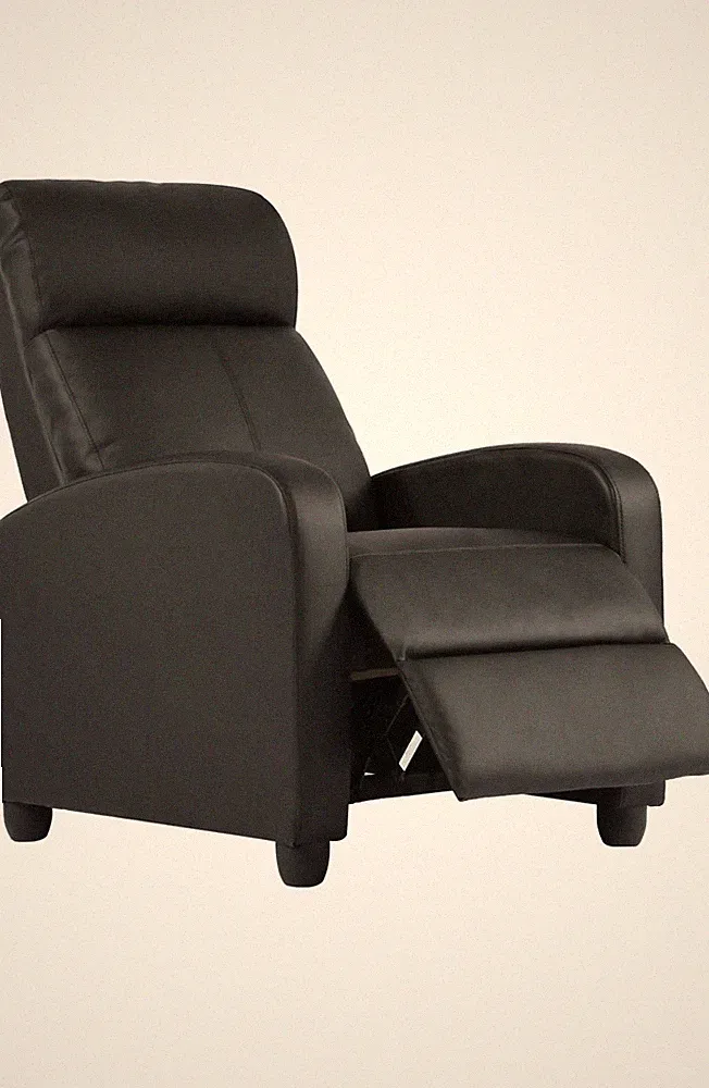 recliners with wooden arms