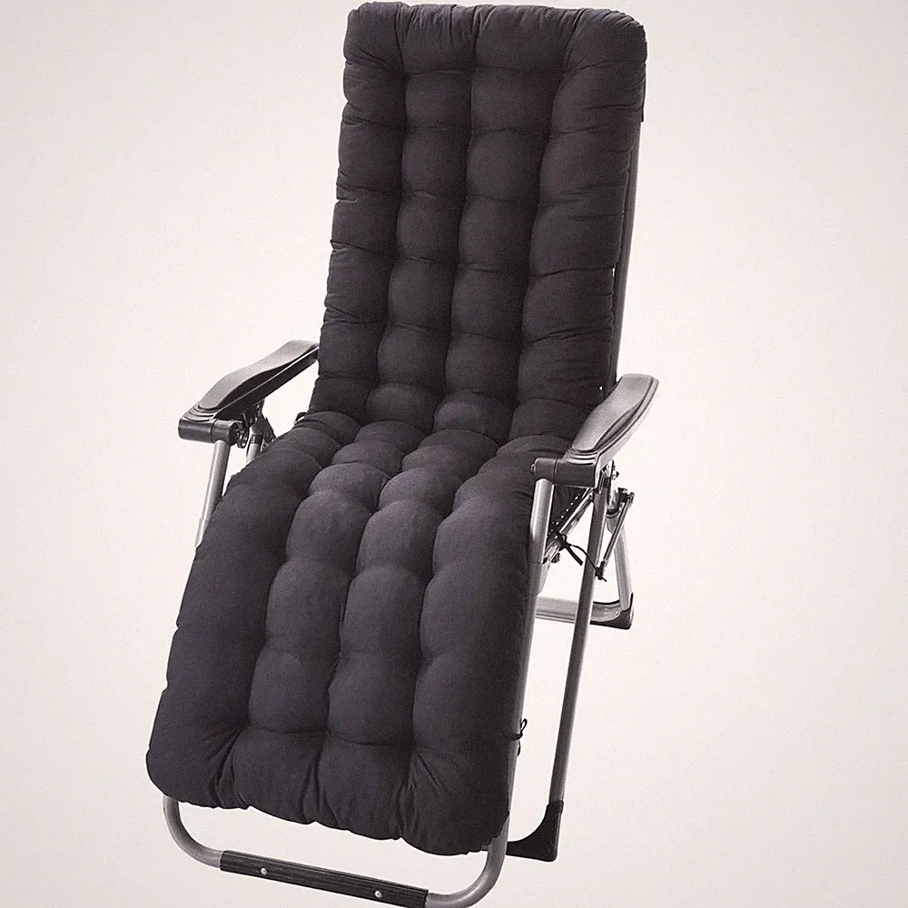 Garden Sun Lounger Cushions Only, Thick Garden Recliner Chair Anti-Slip Cushi...