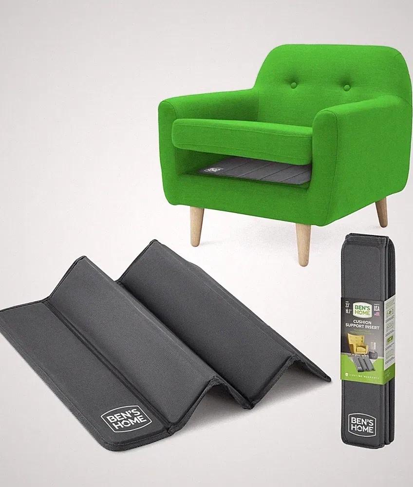 Lifetime Recliner Cushion Support [19.7 x 20-23] - Heavy Duty 0.5 Thick Solid Wo