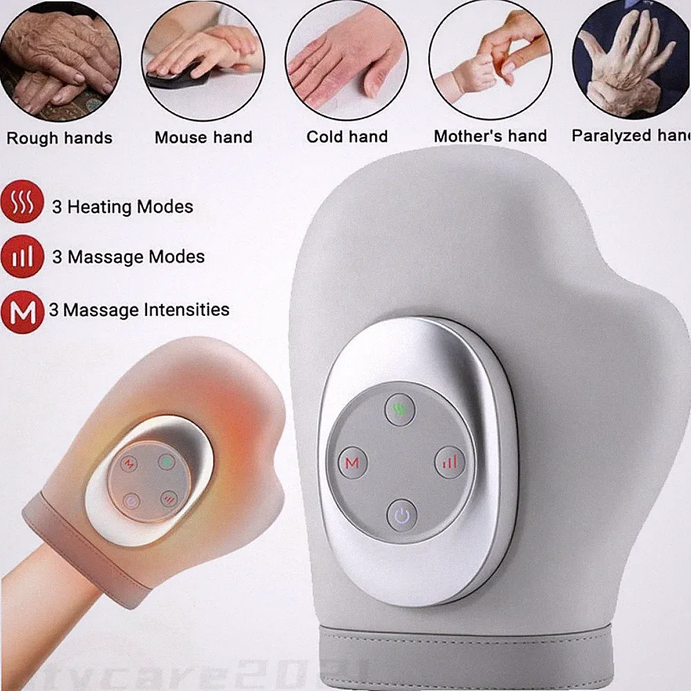 New Listing Cordless Hand Massager with Heat and Compression for Arthritis and Carpal Tunnel