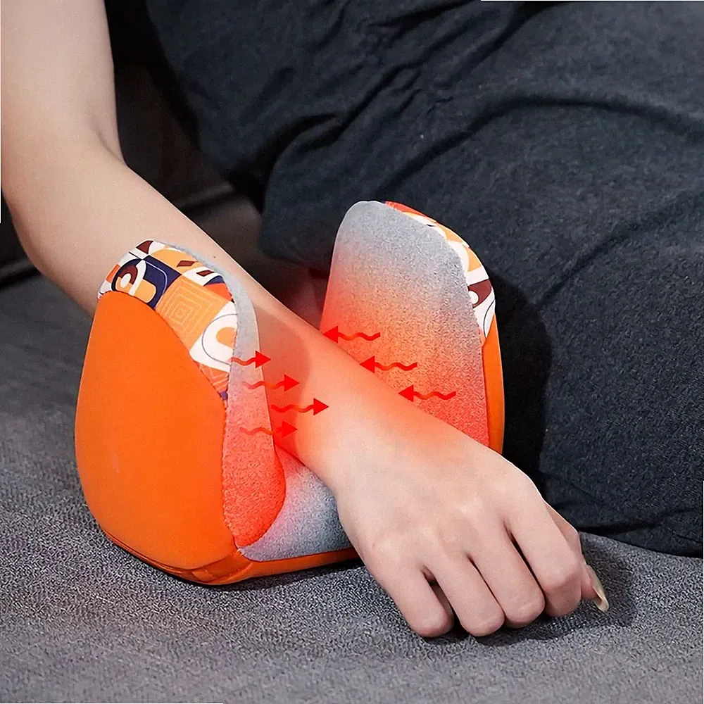 Wrist Massager with Heat and Compression & Shiatsu Kneading - Cordless Electric